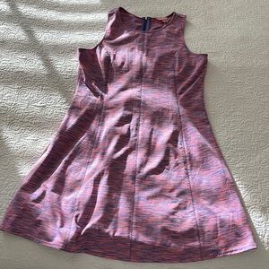 Lilly Pulitzer Cove Fit & Flare Dress Pink Space Dye Sleeveless. Size XL.